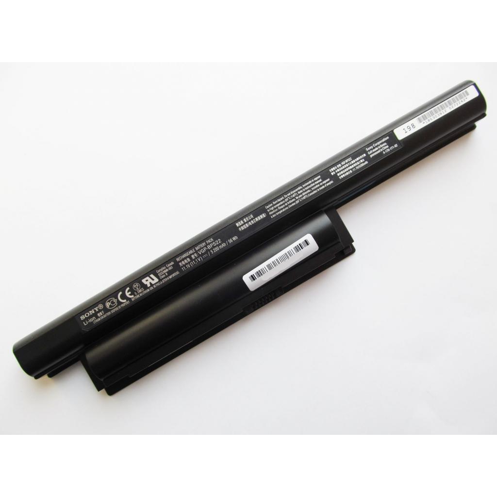 Акумулятор до ноутбука Sony VGP-BPS22, 5200mAh (56Wh), 6cell, 11.1V, Li-ion (A47474) - зображення 1