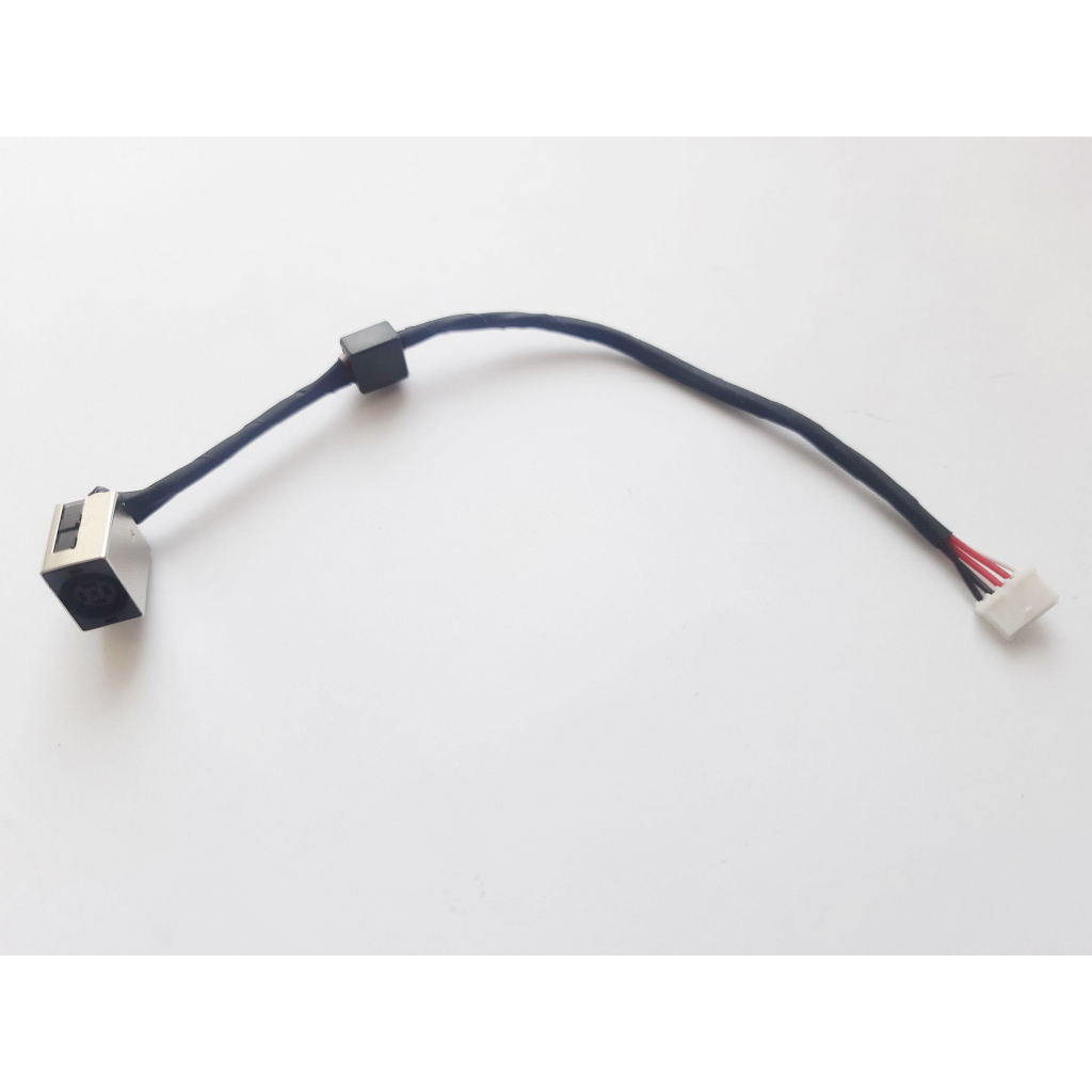 Роз'єм живлення ноутбука з кабелем Dell PJ801 (7.4x5.0mm+center pin) 5-pin 15 см (A49124) - изображение 1