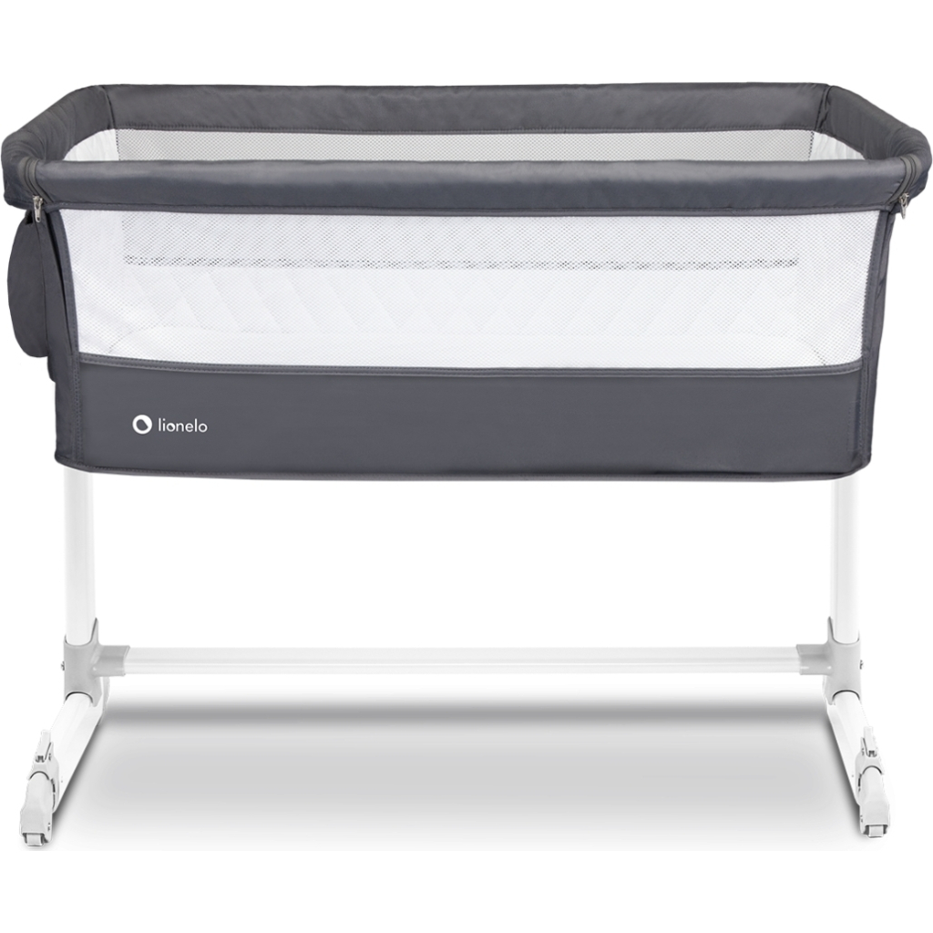 Ліжечко Lionelo приставне Theo Dark Grey (LO-THEO DARK GREY) - зображення 2