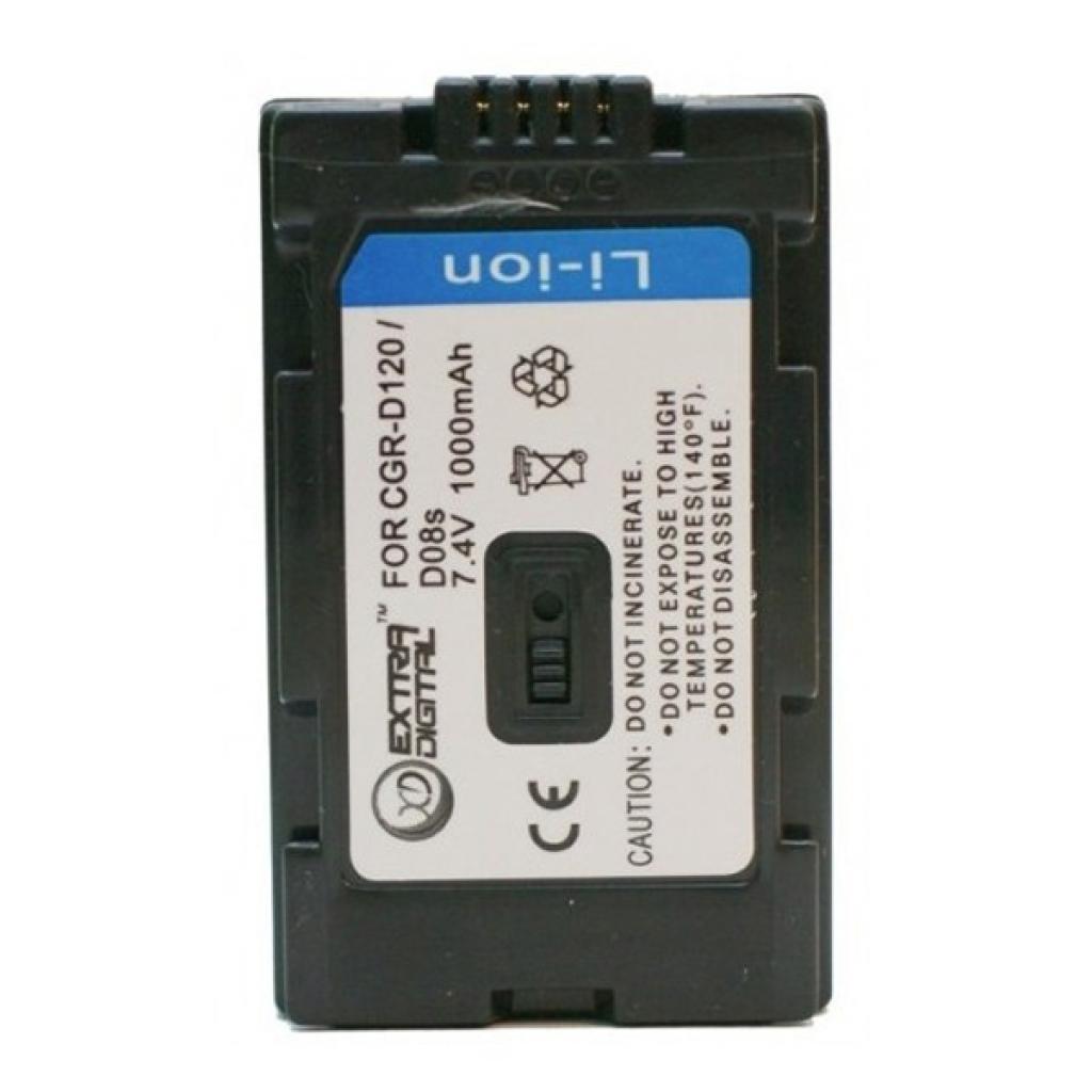 Акумулятор до фото/відео Extradigital Panasonic D120, D08S (BDP2555) - зображення 1