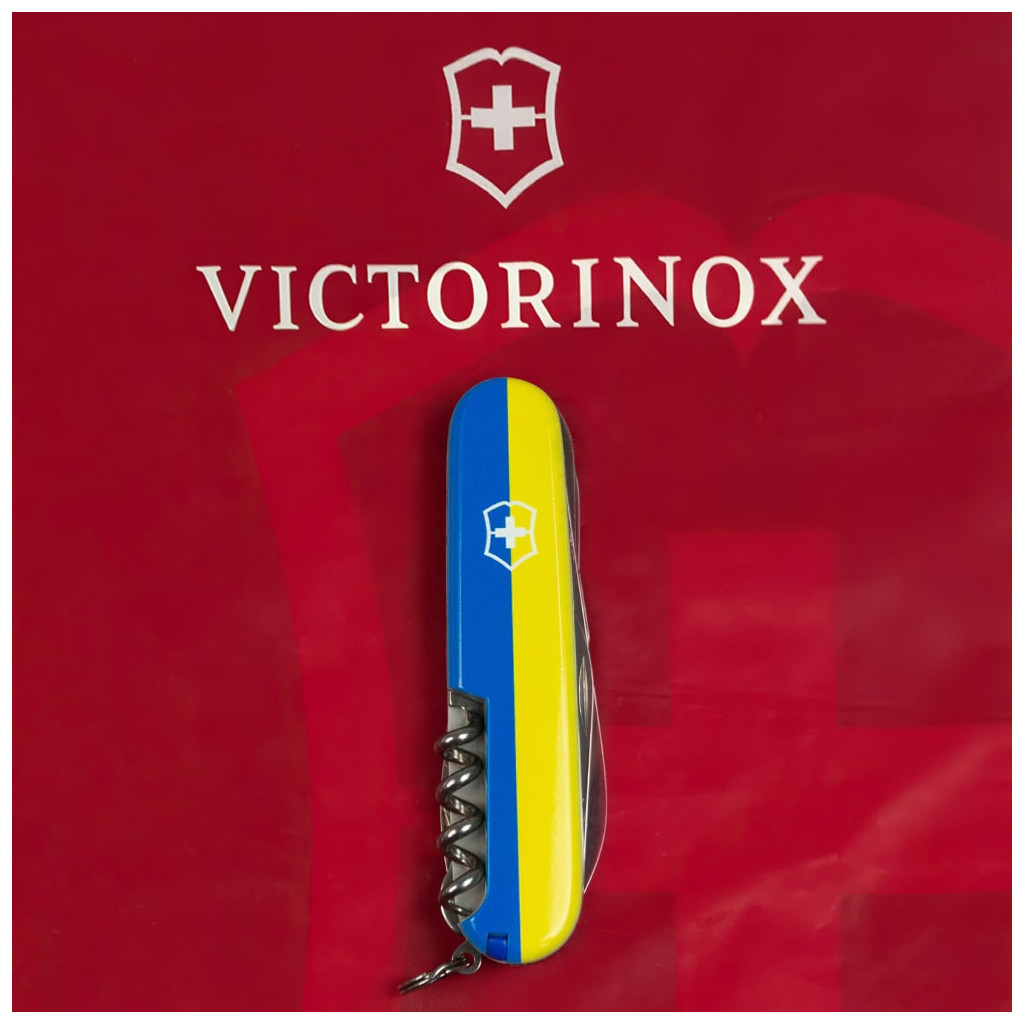 Ніж Victorinox Huntsman Ukraine 91 мм Герб на прапорі горизонтальний (1.3713.3_T3040p) - зображення 10