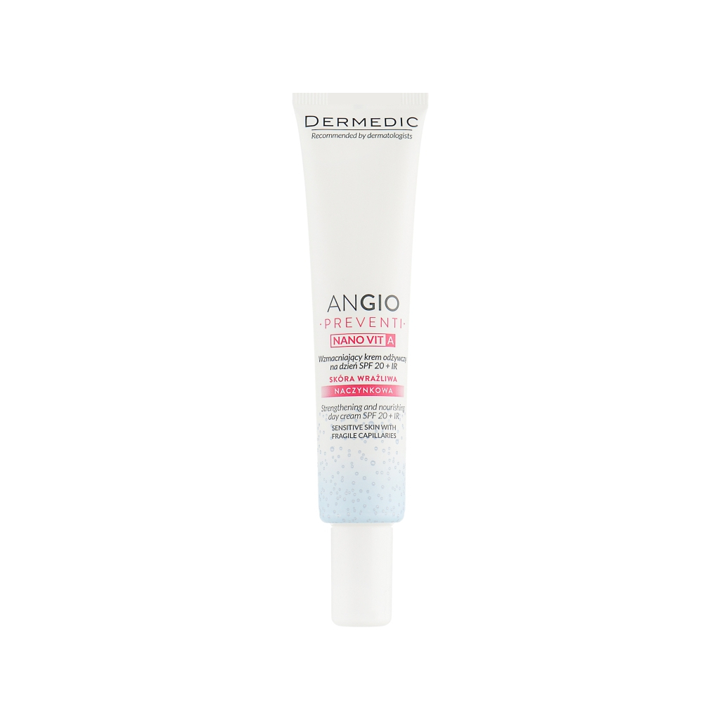 Крем для обличчя Dermedic Redness Calm Живильний денний UV+IR SPF20 40 мл (5901643176525) - зображення 2