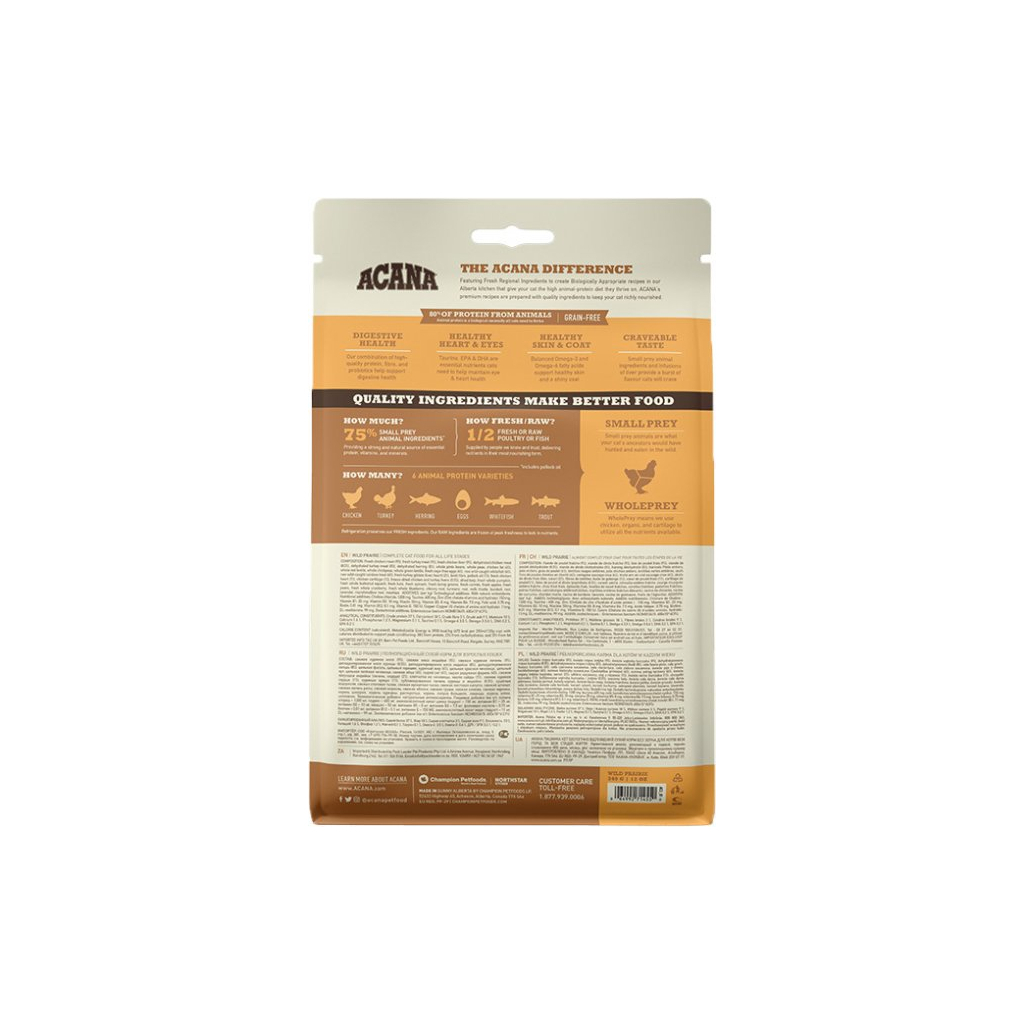 Сухий корм для кішок ACANA Wild Prairie Cat 340 г (0064992640347) - зображення 4