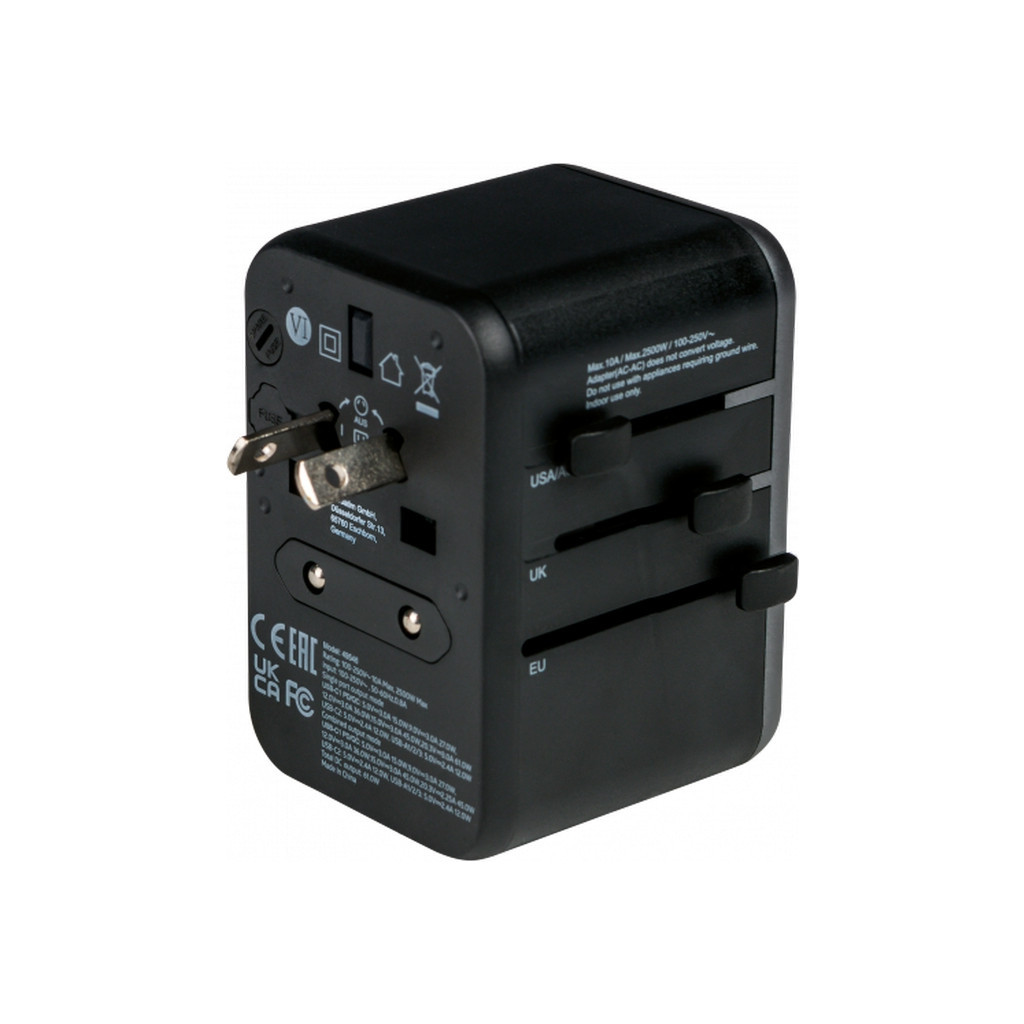 Зарядний пристрій Verbatim UTA-04 PD61W (3xUSB-A/2xUSB-C) (49546) - изображение 3