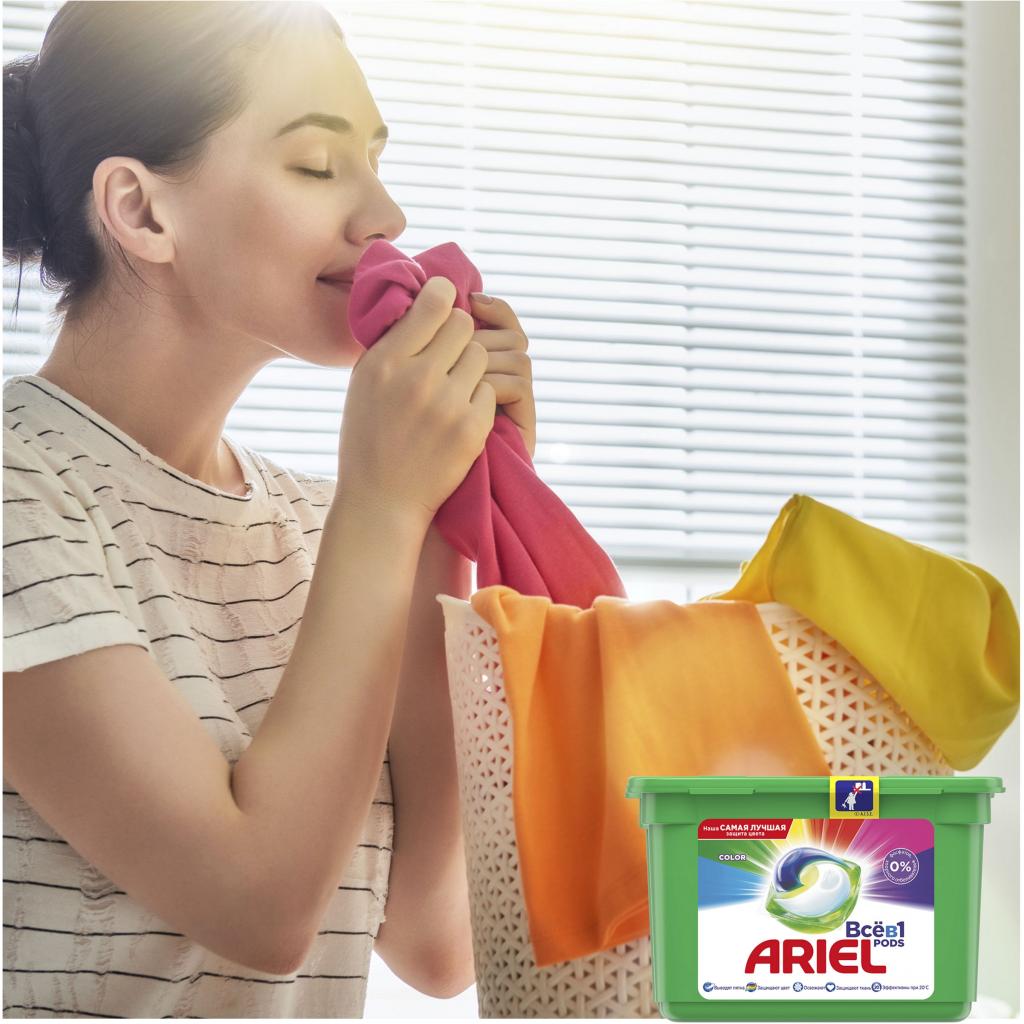 Капсули для прання Ariel Pods Все-в-1 Color 15 шт. (4015600949822) - зображення 4