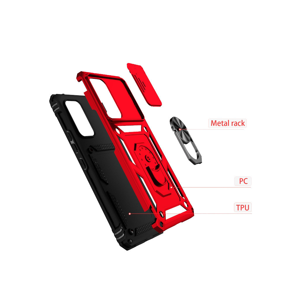 Чохол до мобільного телефона BeCover Military Xiaomi Redmi A1 / A2 Red (708236) - зображення 4
