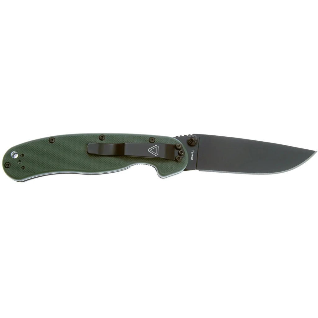 Ніж Ontario Knife RAT II AUS-8 OD Green, Black Blade (ON8861OD) - зображення 2