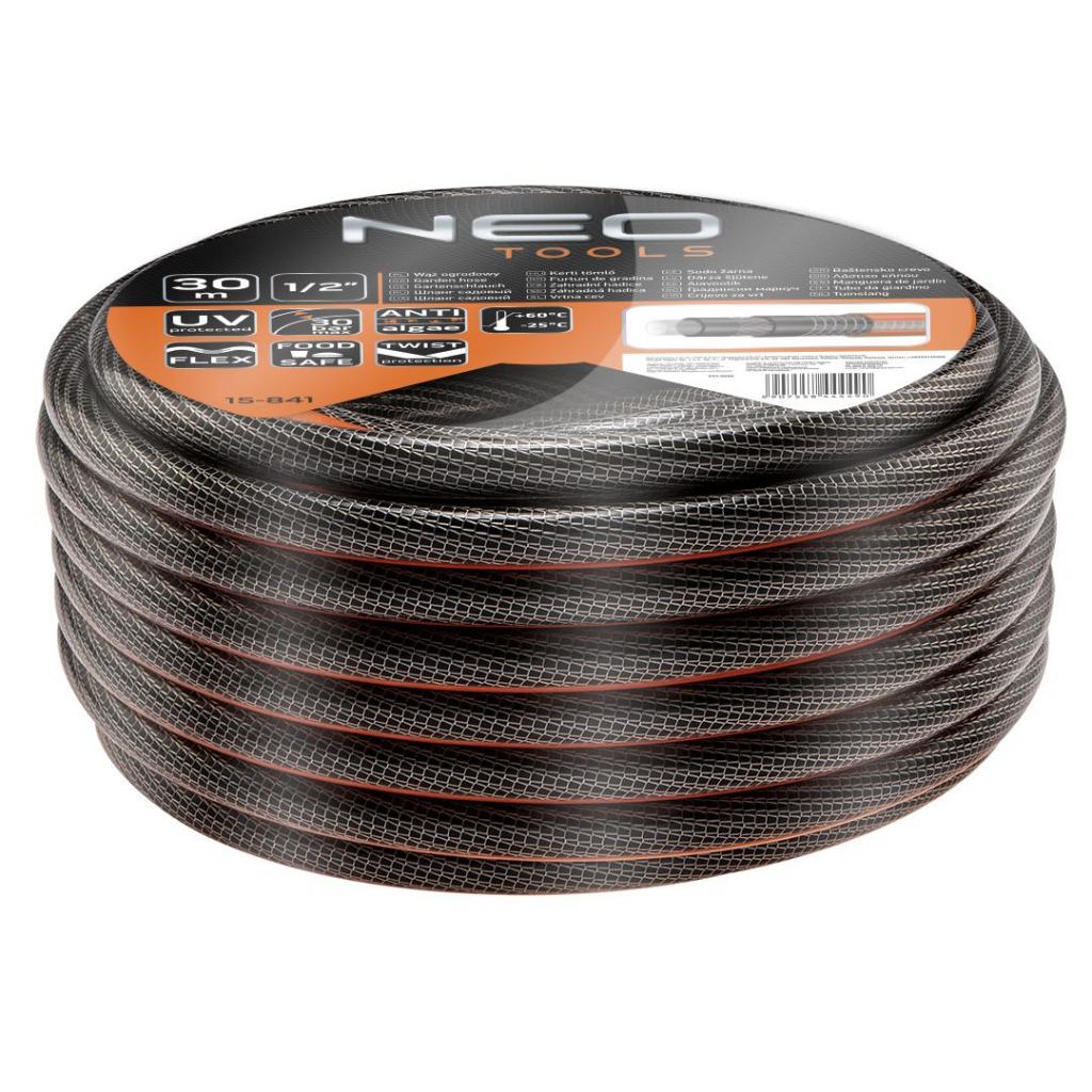 Шланг для поливу Neo Tools 1/2" x 30 m, 6-шар. Professional (15-841) - зображення 1