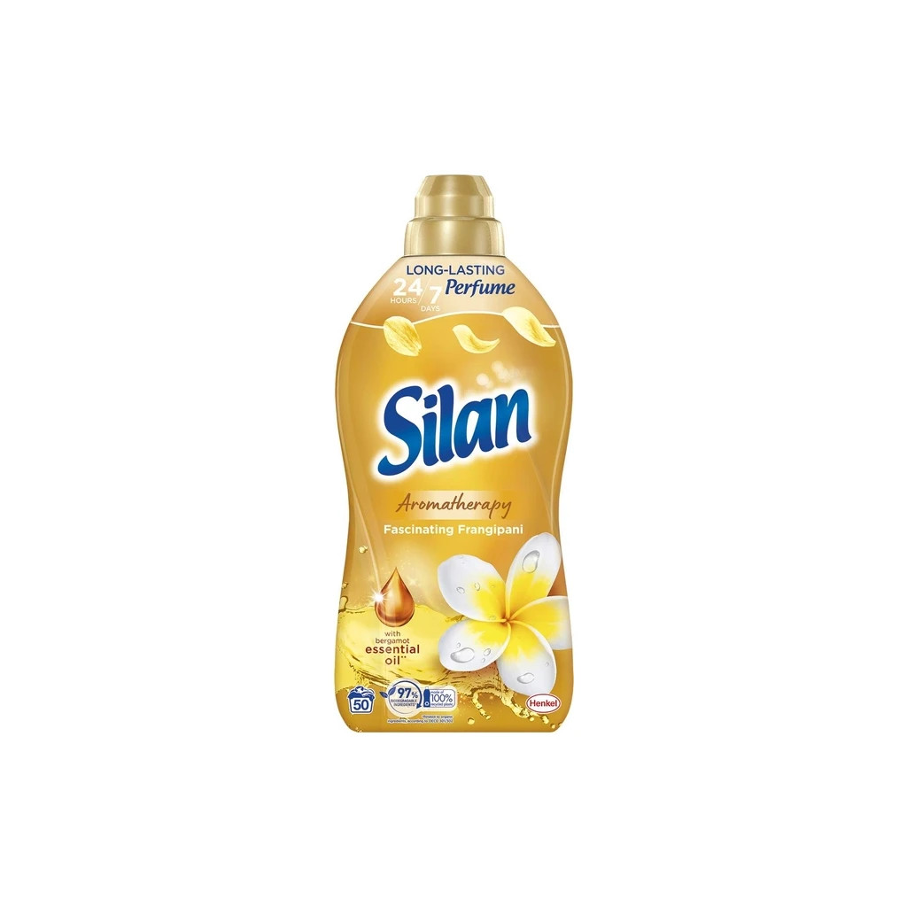 Кондиціонер для білизни Silan Ароматерапія Захоплюючий франджіпані 1100 мл (9000101584080) - изображение 1