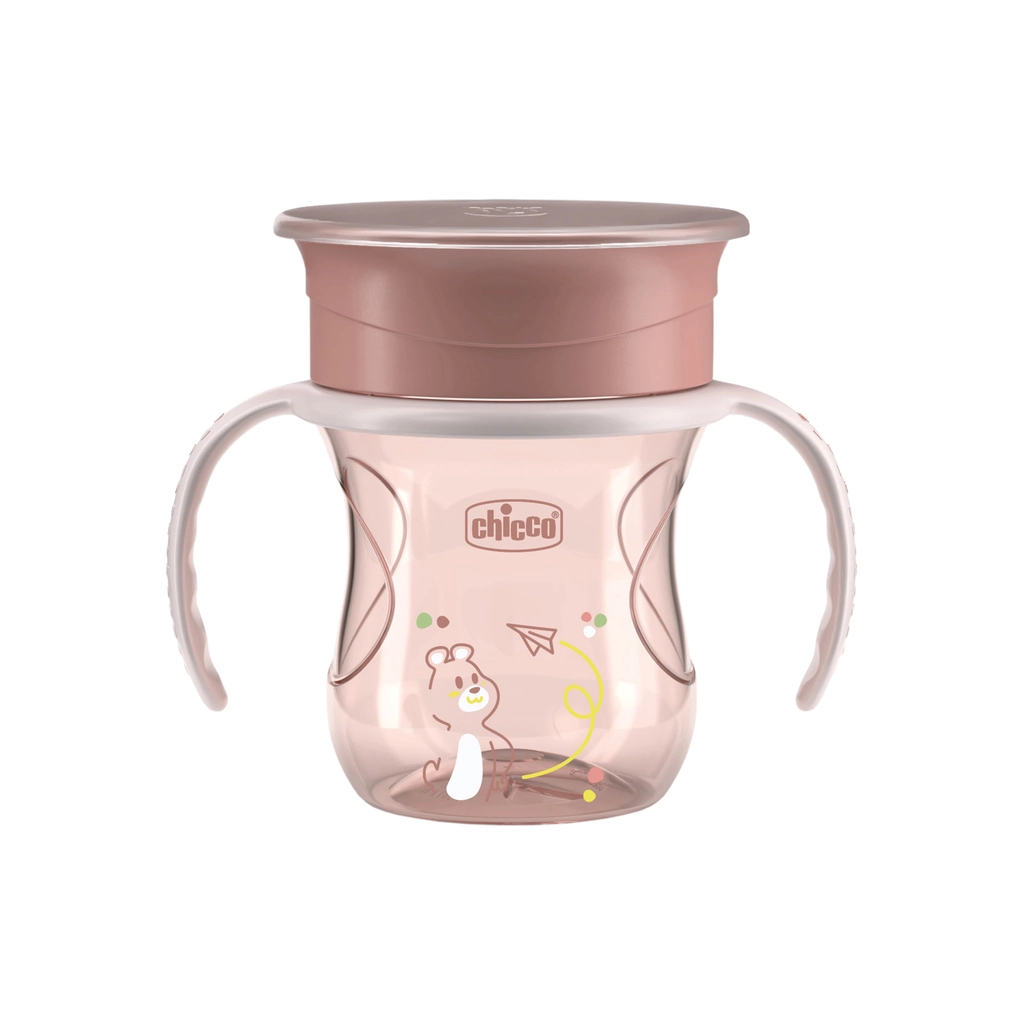 Поїльник-непроливайка Chicco Perfect Cup 200 мл. від 12 місяців (рожева) (06951.15) - зображення 1