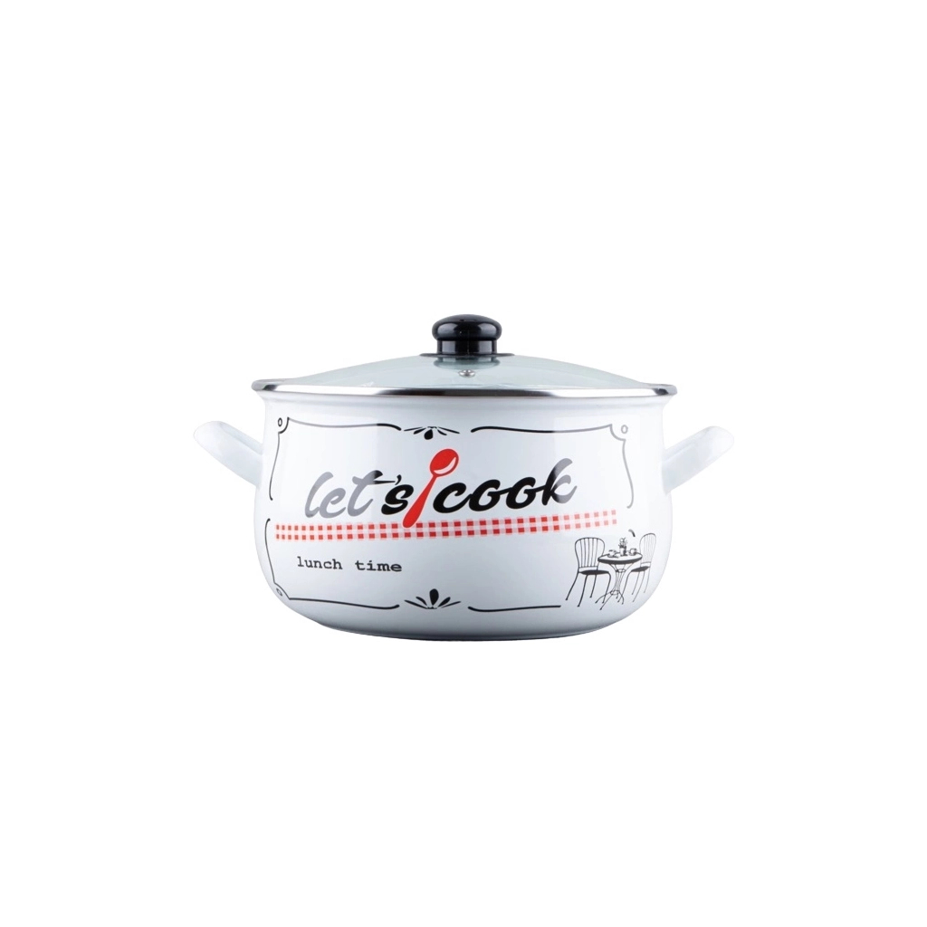 Каструля Gusto "Давайте готувати" Б 20 см 4,0 л (GT-T-120-LCW) - зображення 1