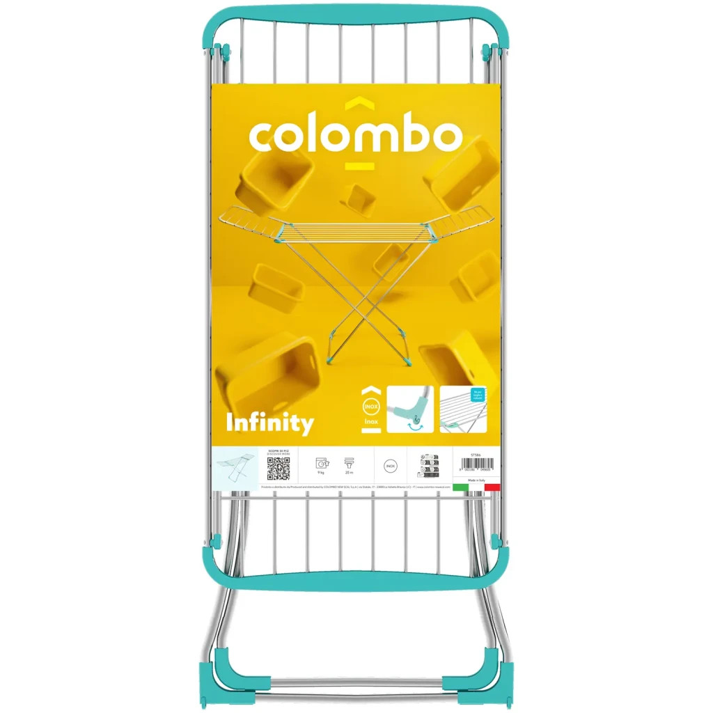 Сушарка для білизни Colombo Infinity Підлогова 20 м (ST586) (930493) - зображення 4