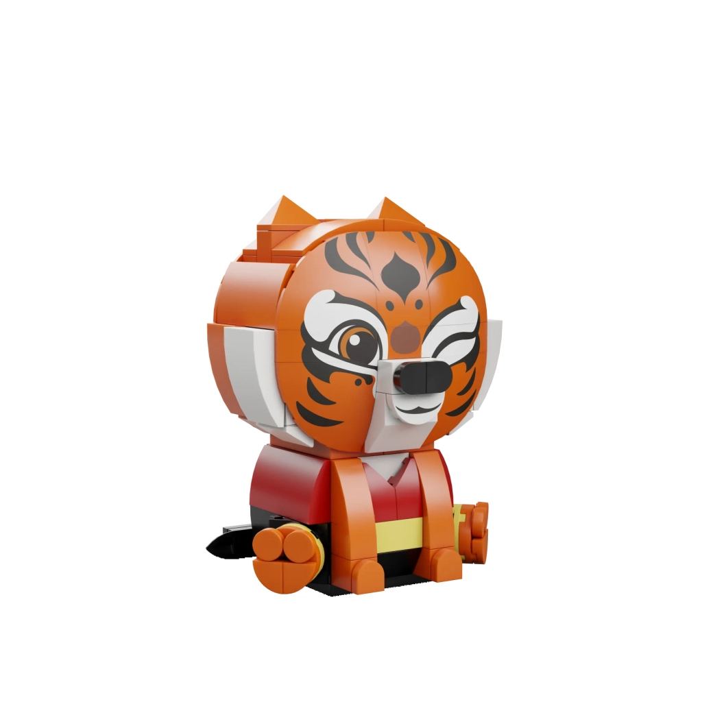 Конструктор Pantasy Kung Fu Panda Серія Сидячий малюк - Тигриця (99125) - зображення 4