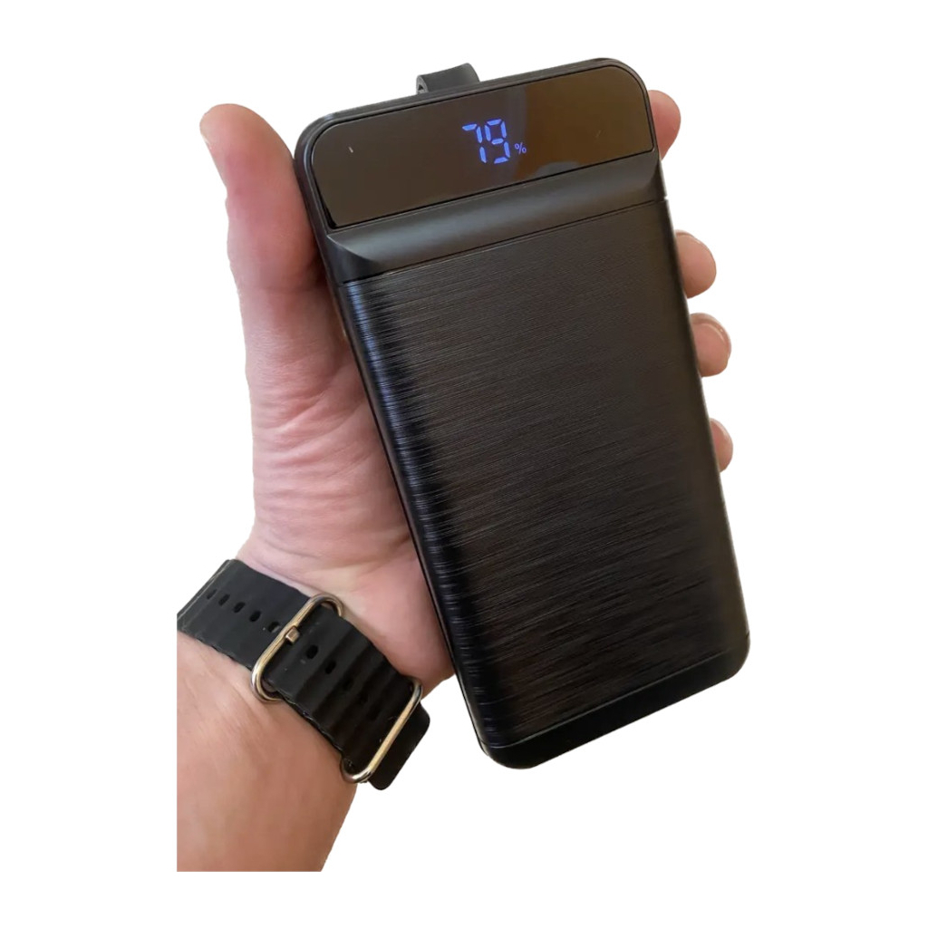 Батарея універсальна XO 30000mAh, PD/18W, QC3.0/22.5W, flashlight, Input(Micro,Type-C,Lightning), Output(3*USB,Type-C) (XO-PR156 / 29212) - зображення 7