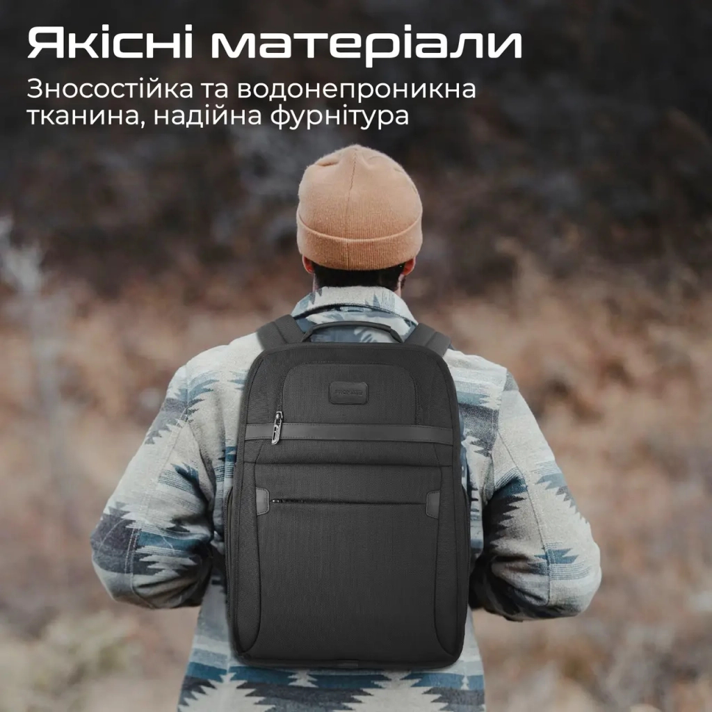Рюкзак для ноутбука Promate 15.6" Paramount-BP Black (paramount-bp) - зображення 6