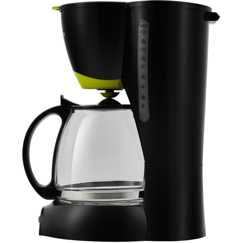 Крапельна кавоварка Polaris PCM 1211 Black/lime - зображення 3