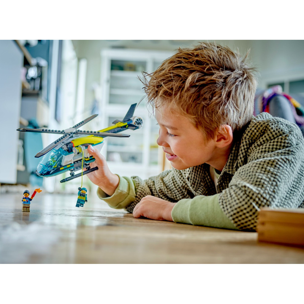 Конструктор LEGO City Гелікоптер аварійно-рятувальної служби 226 деталей (60405) - зображення 8