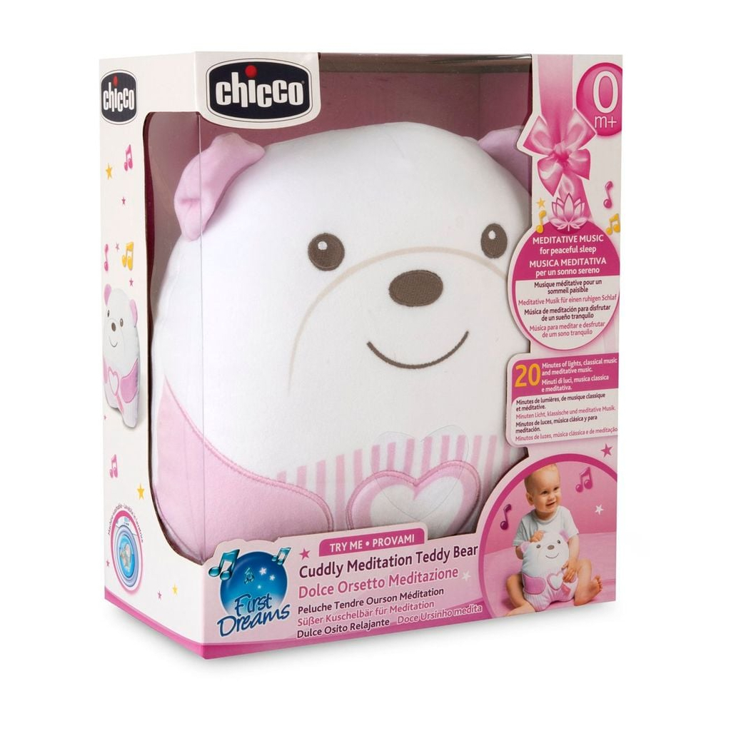 М'яка іграшка Chicco м'яка музична Заспокійливе ведмежа рожевий (12266.10) - зображення 3