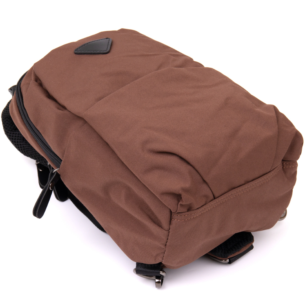 Сумка Vintage Через плече нейлон Коричнева (20634) - зображення 5