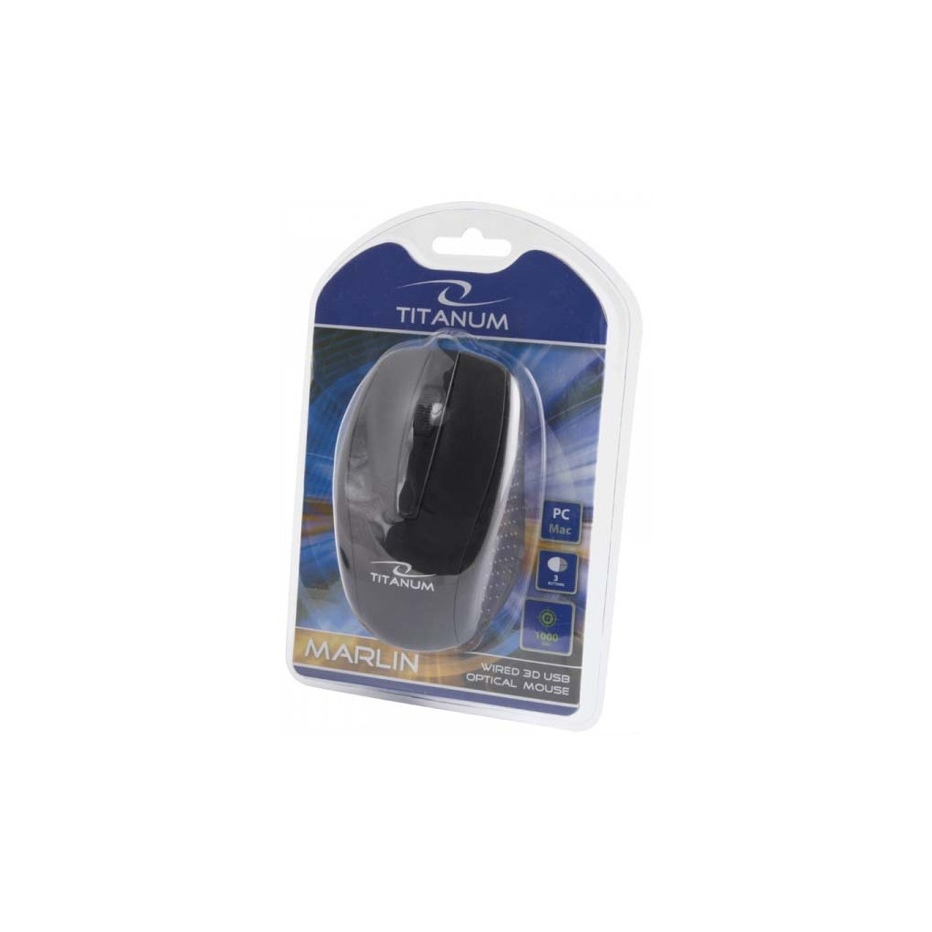 Мишка Esperanza Titanum TM110K Black - зображення 3