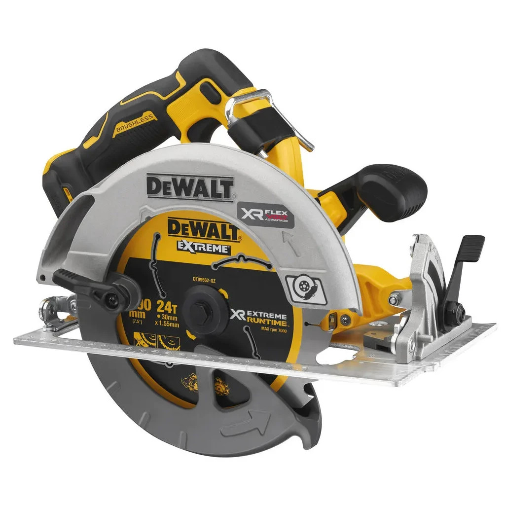 Дискова пила DeWALT 18V XR Li-lon FLEXVOLT ADVANTAGE, диск 190х30 мм, TSTAK (без АКБ та ЗП) (DCS573NT) - изображение 2