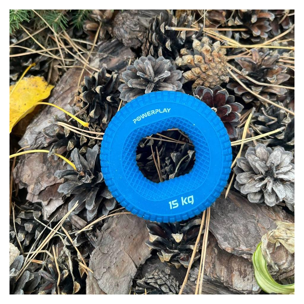 Еспандер PowerPlay PP-4333 Hand Grip Light 15 кг Блакитний (PP_4333_Blue_15kg) - зображення 5