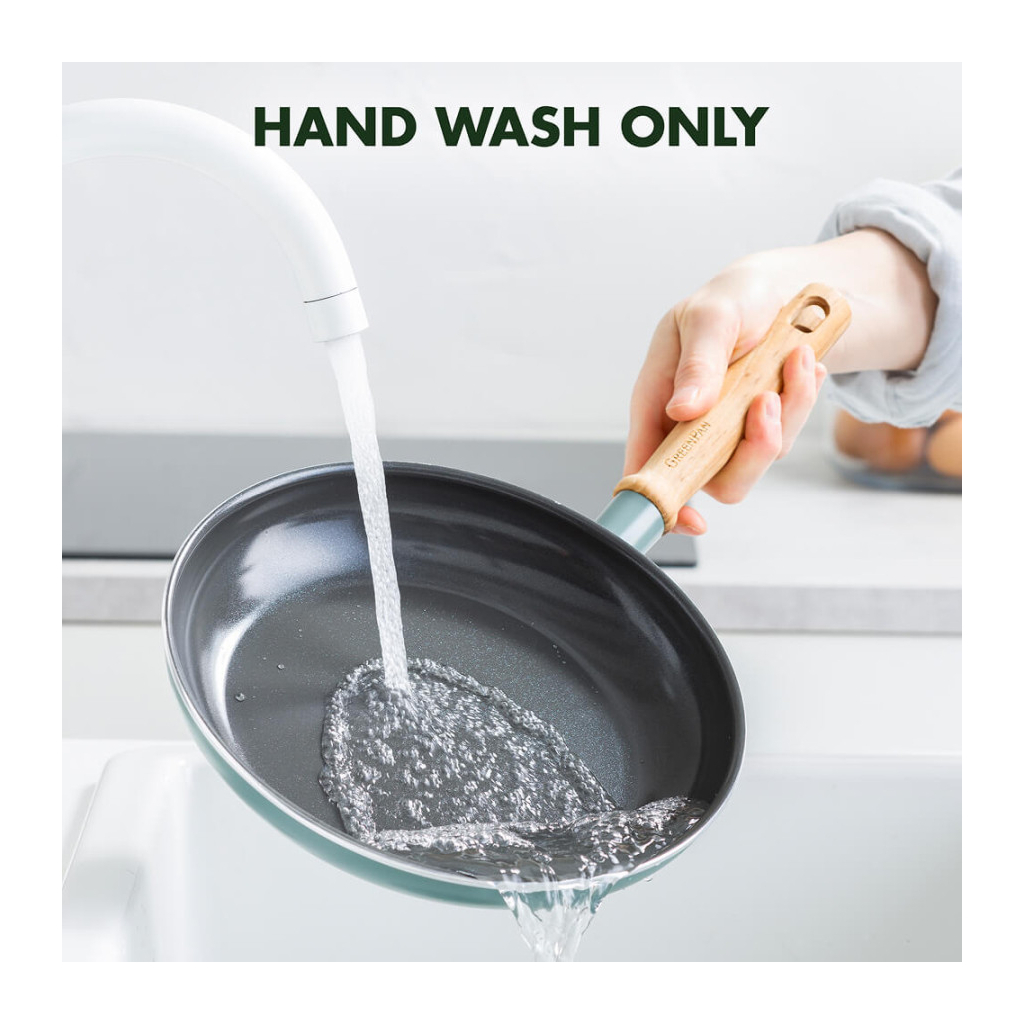 Сковорода GreenPan Mayflower, 20 см з керамічним покриттям, блакитна (CC001667-001) - зображення 3