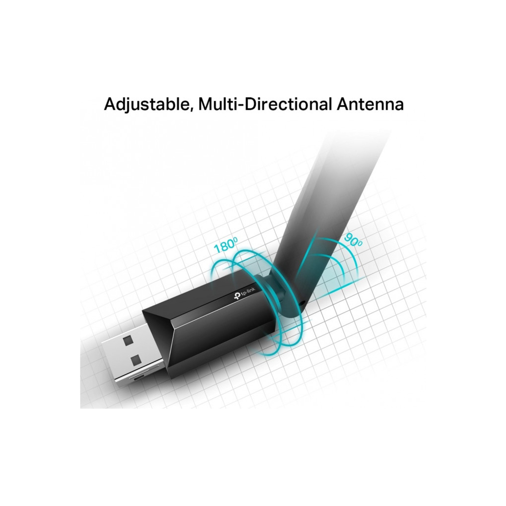 Мережева карта Wi-Fi TP-Link ARCHER-T2U-PLUS - зображення 7