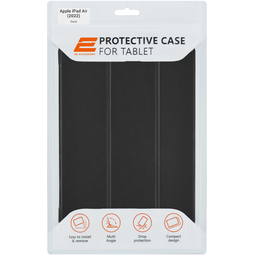 Чохол до планшета 2E Apple iPad Air(2022), Flex, Black (2E-IPAD-AIR-2022-IKFX-BK) - зображення 5
