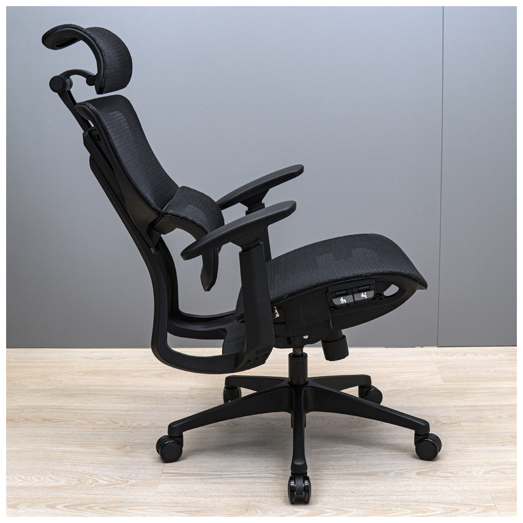 Офісне крісло Richman Ерготекс Пластик Synchro Сітка Чорне (R00000052538) - зображення 7