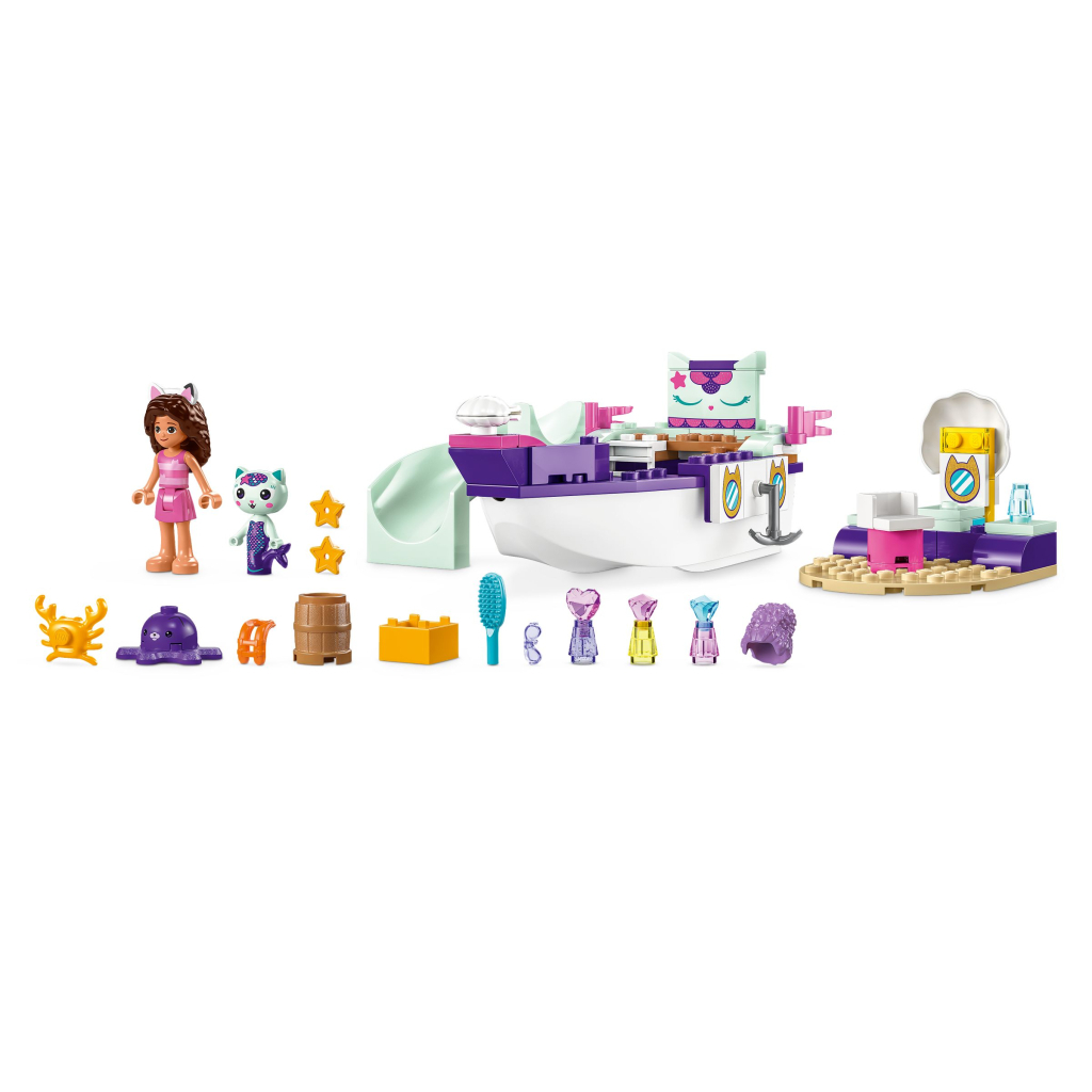 Конструктор LEGO Gabby's Dollhouse Корабель і спа Ґаббі й Нявки 88 деталей (10786) - зображення 5