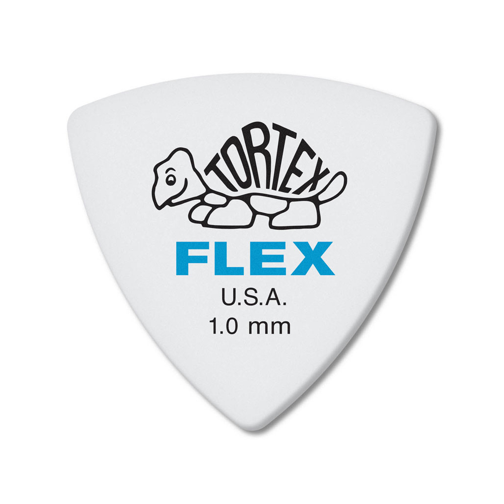 Медіатор Jim Dunlop Tortex Flex Triangle Pick 1.0mm 6 шт. (456P1.0) - изображение 1
