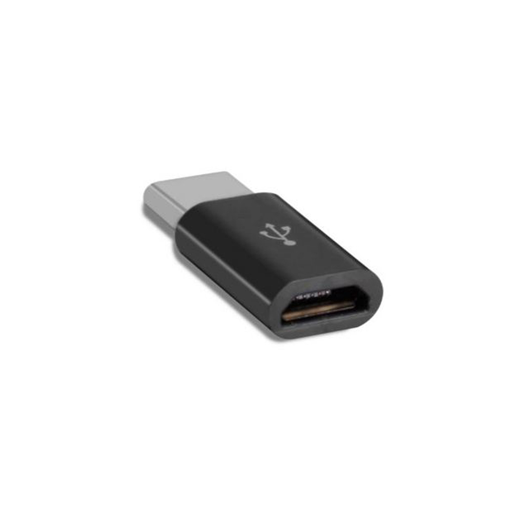 Перехідник Type-C to Micro USB Lapara (LA-Type-C-MicroUSB-adaptor black) - изображение 2