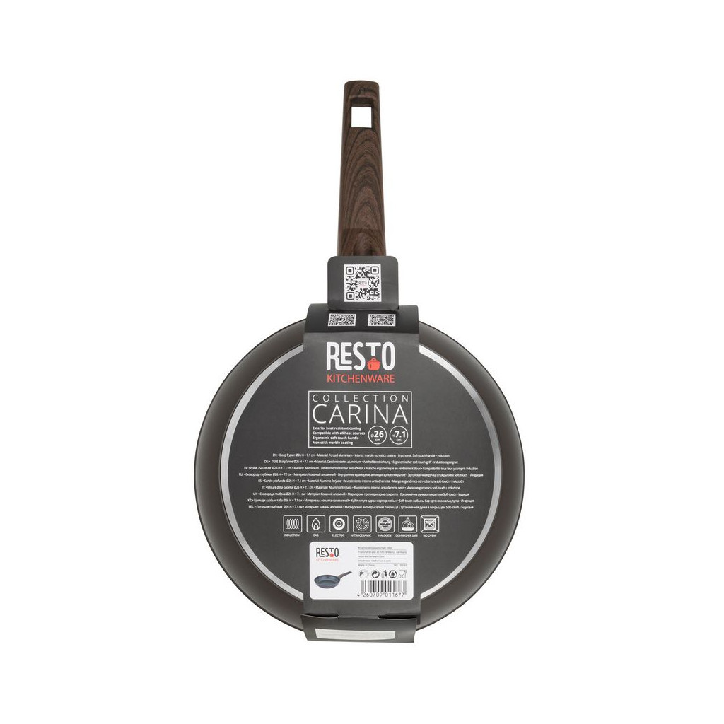 Сковорода Resto Carina глибока 26 см (93162) - зображення 10