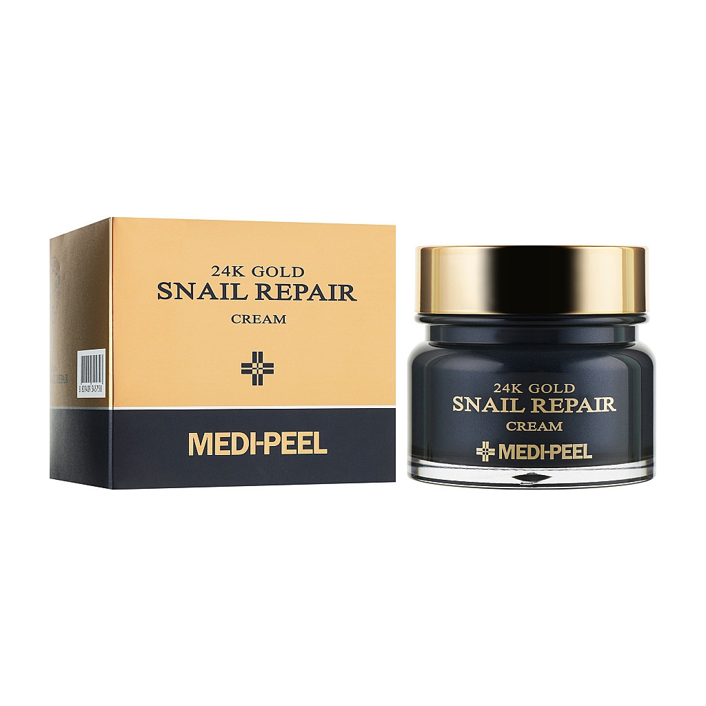 Крем для обличчя Medi-Peel 24K Gold Snail Repair Cream 50 мл (8809409345758) - зображення 2
