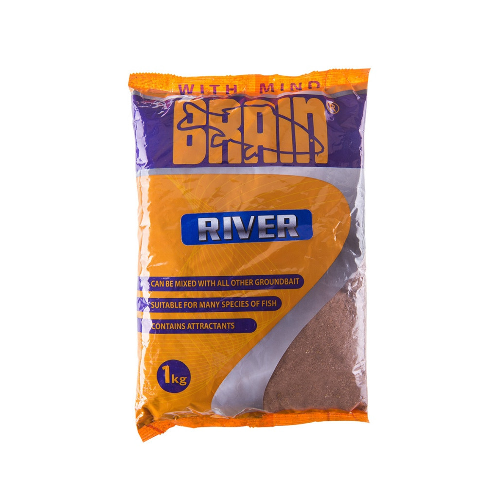 Прикормка Brain fishing RIVER (река) 1 kg (1858.30.06) - зображення 1