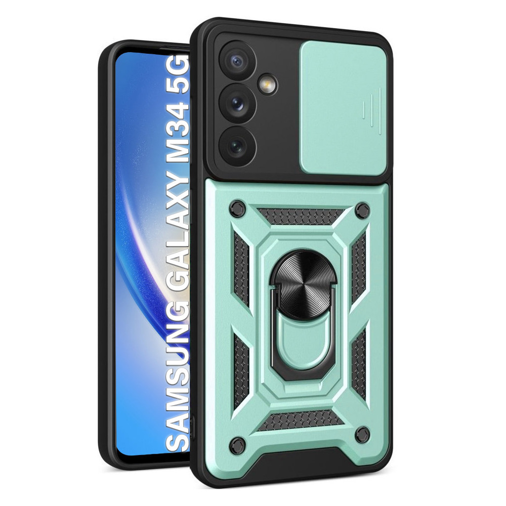 Чохол до мобільного телефона BeCover Military Samsung Galaxy M34 5G SM-M346 Dark Green (710681) - зображення 1