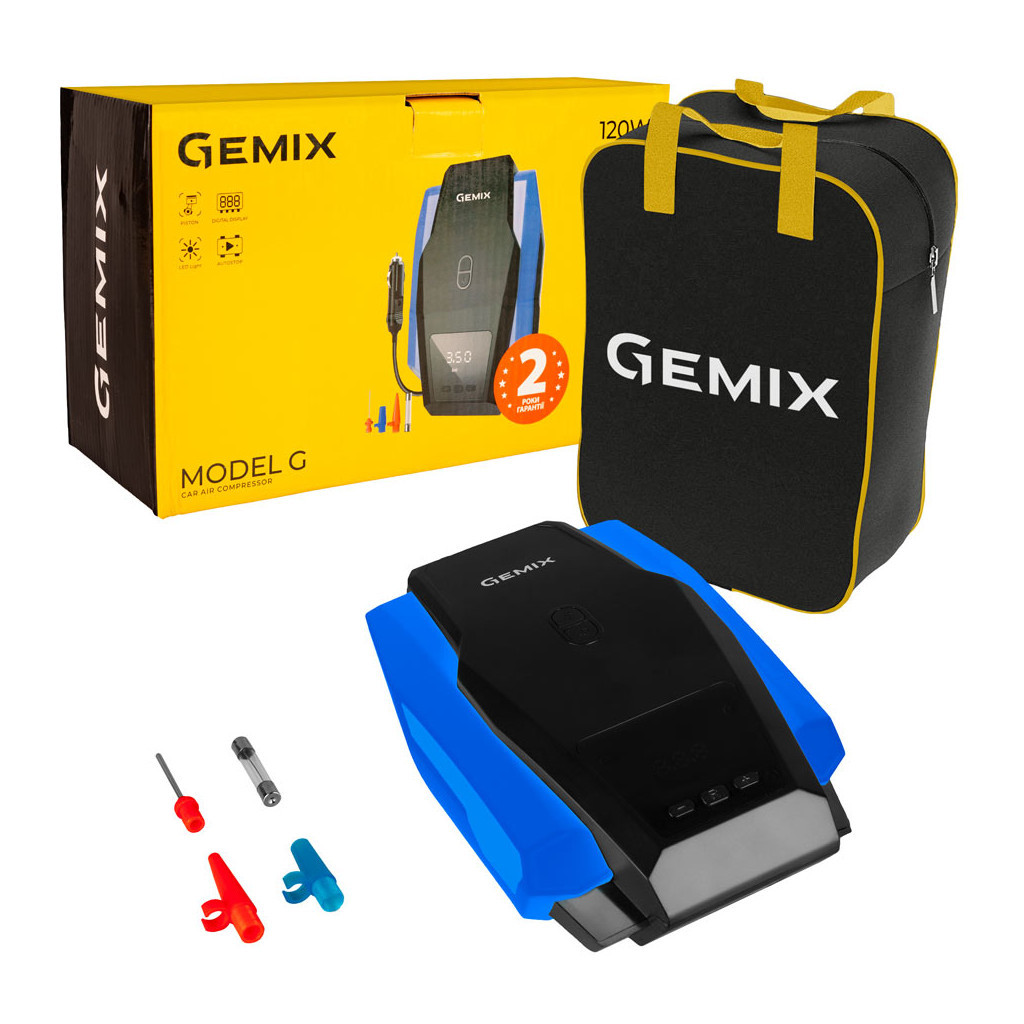 Автомобільний компресор Gemix Model G black/blue (10700094) - зображення 2
