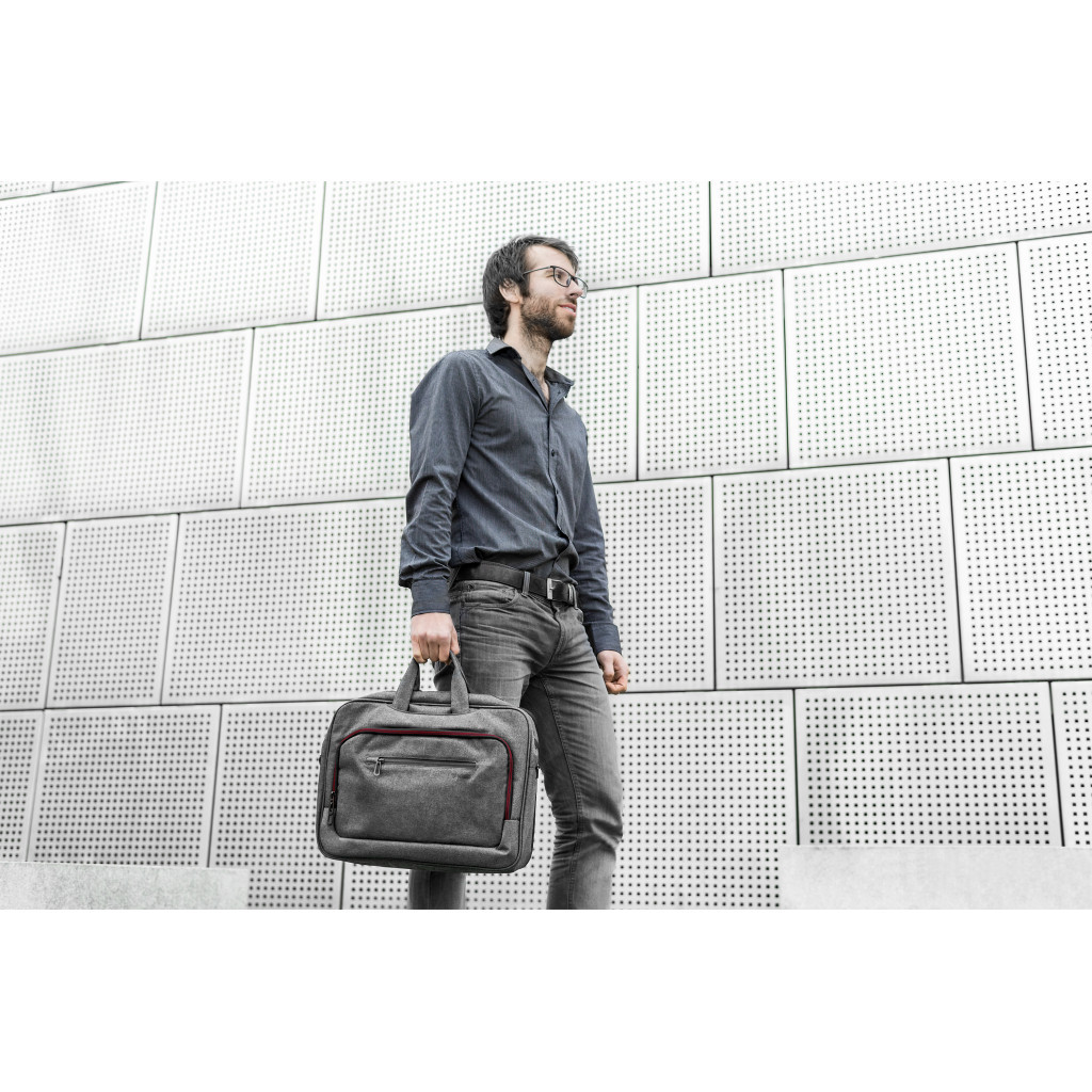 Сумка для ноутбука YENKEE 15.6" TARMAC YBN 1541GY Grey (45012155) - зображення 10