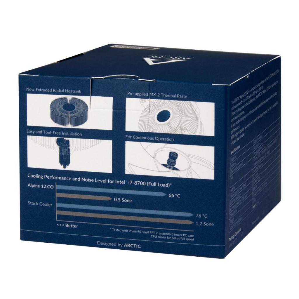 Кулер до процесора Arctic Alpine 12 CO (ACALP00031A) - зображення 8
