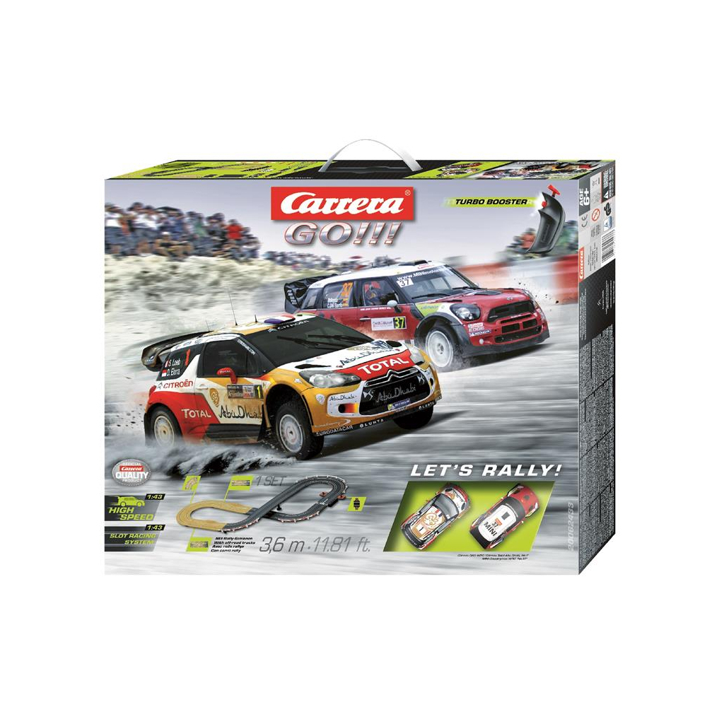 Автотрек Carrera GO!!! Давай поганяємо, довжина траси 3.6м (4007486624337) - зображення 1