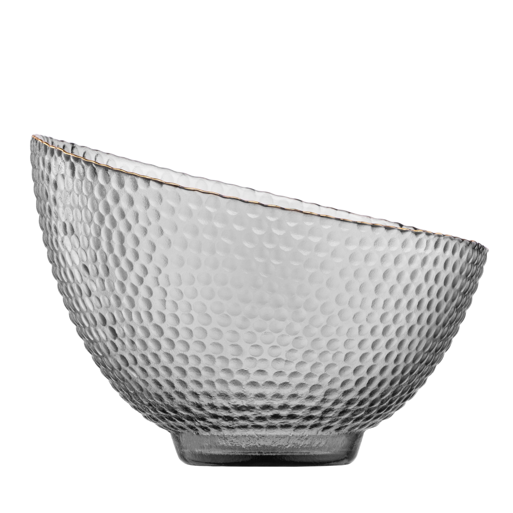 Салатник Ardesto Commelina 18см, скло, сірий (AR5018) - зображення 4