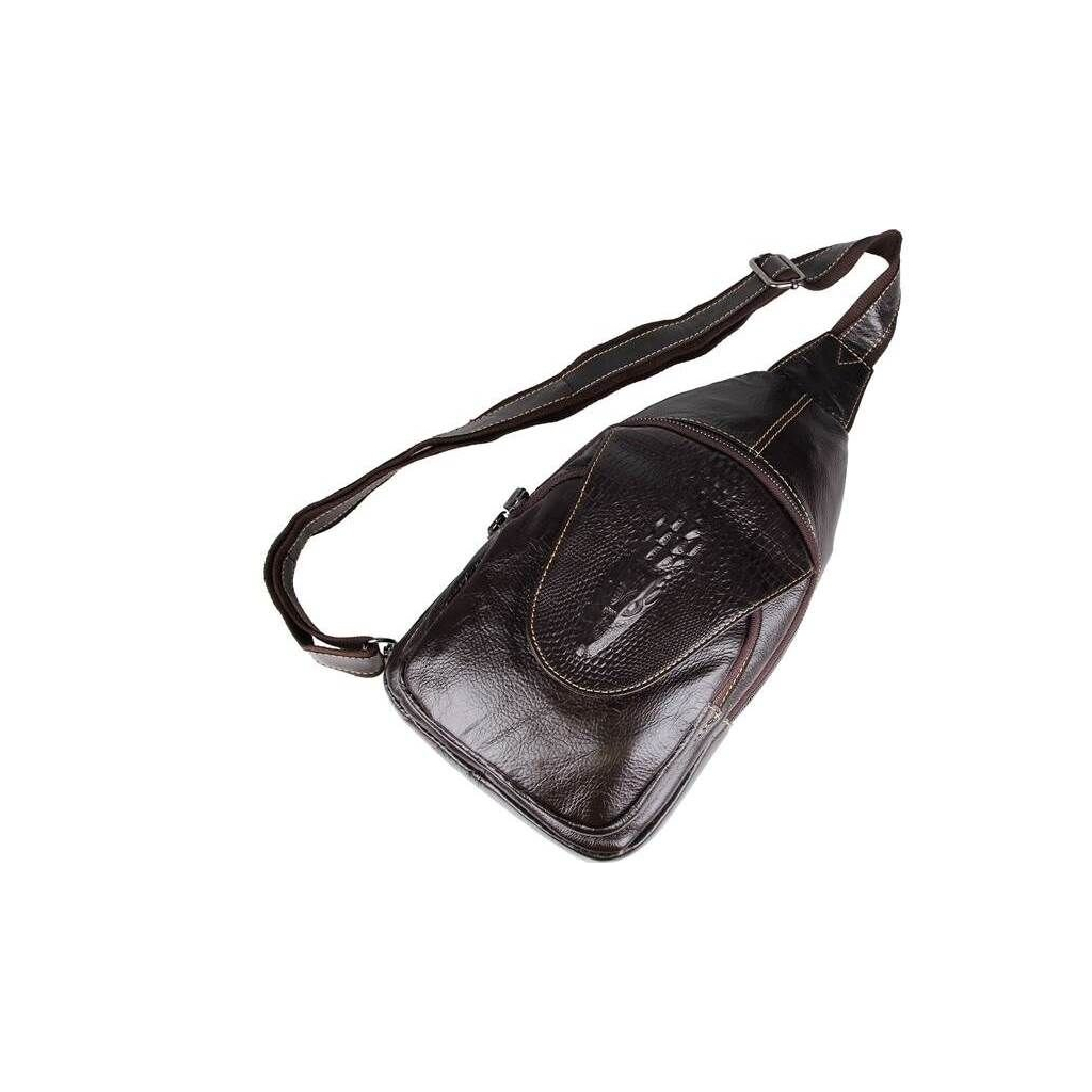 Сумка Vintage З натуральної шкіри Коричнева (14559) - зображення 6