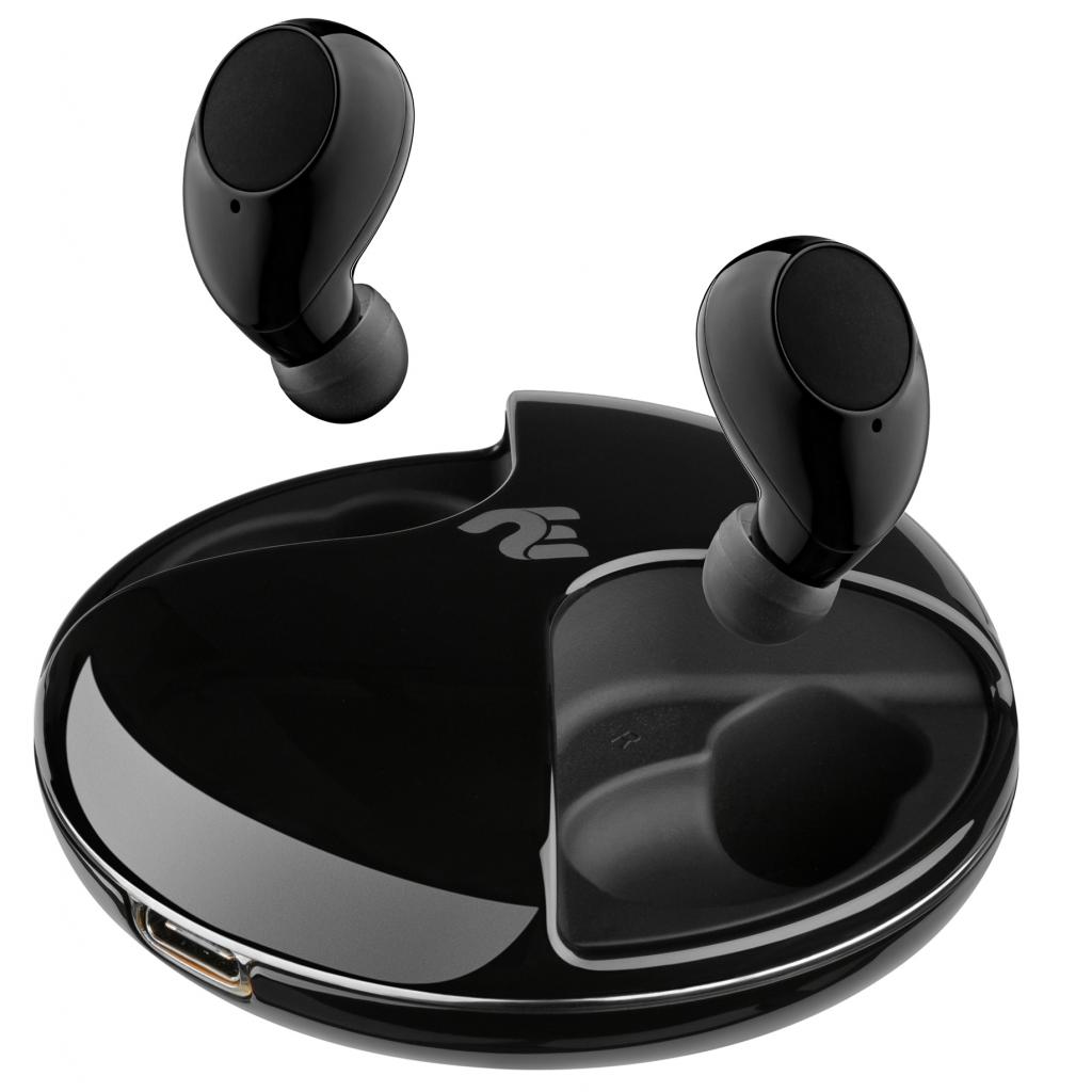 Навушники 2E RainDrops True Wireless Waterproof Mic Black (2E-EBTWRDBK) - зображення 1