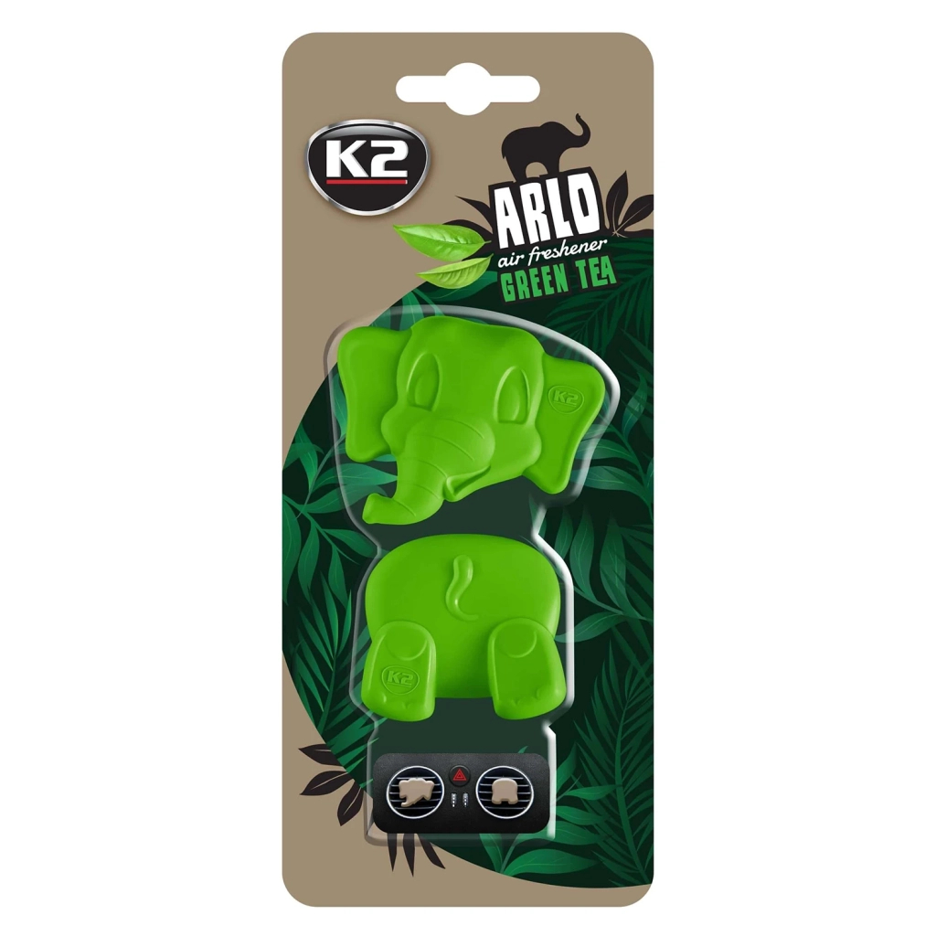 Ароматизатор для автомобіля K2 Arlo "Зелений чай" 15 г (V89ZHE) - зображення 1