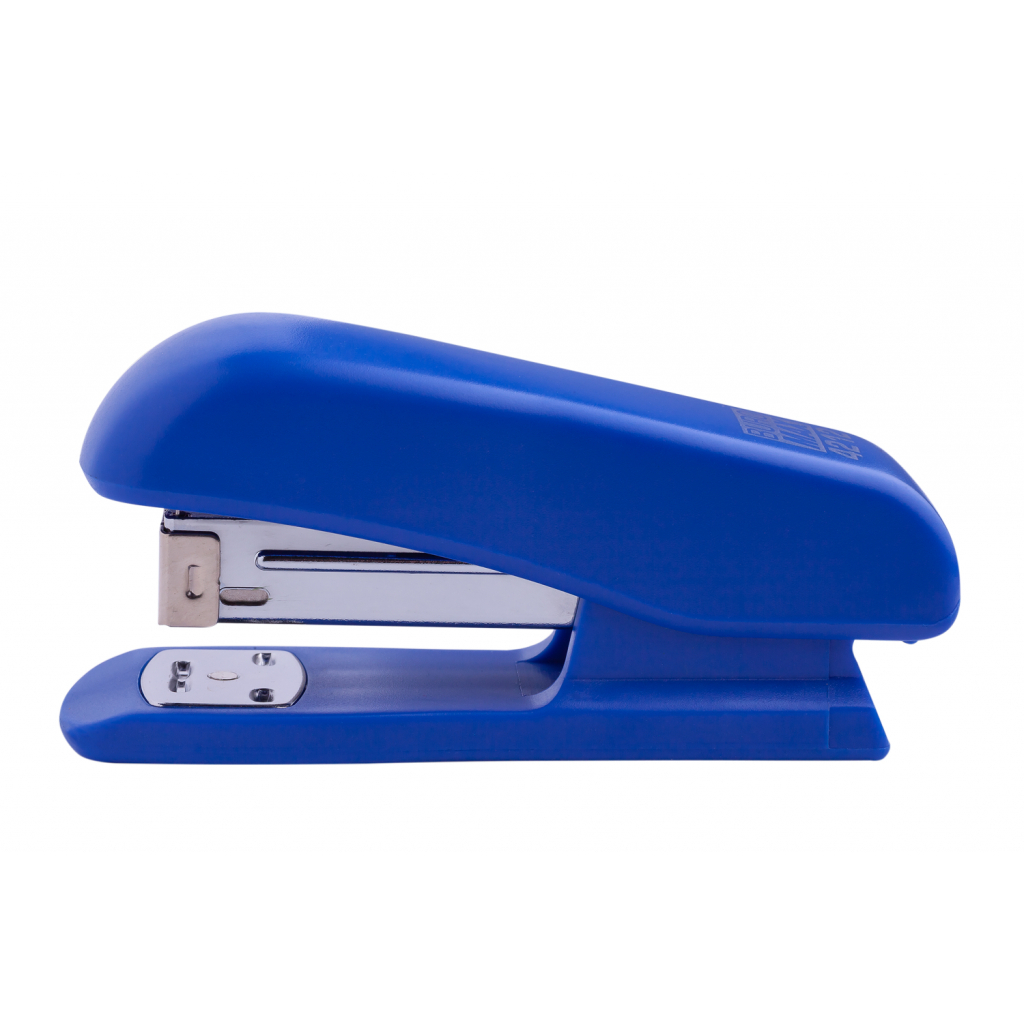 Степлер Buromax пластиковий, 20 арк., скоби №24; 26, 126х32х55 мм, синій (BM.4212-02) - зображення 1