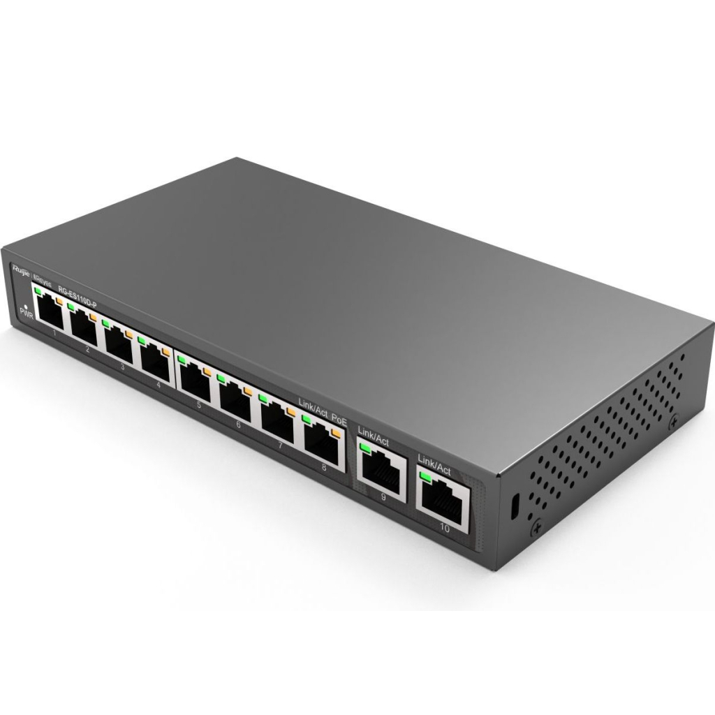 Комутатор мережевий Ruijie Networks RG-ES110D-P - зображення 4