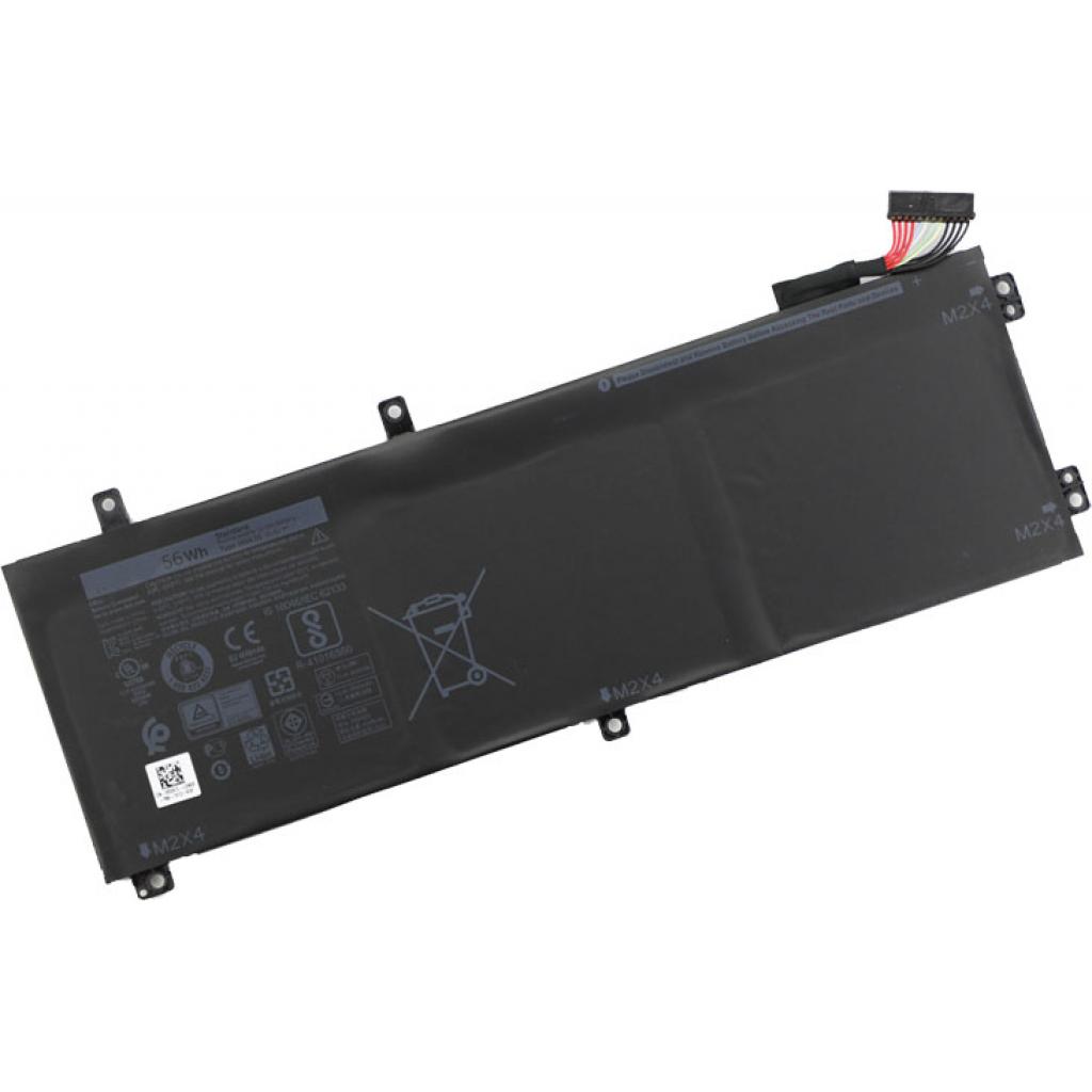 Акумулятор до ноутбука Dell XPS 15-9560 (short) H5H20, 56Wh (4649mAh), 3cell, 11.4V, Li-ion (A47314) - зображення 1