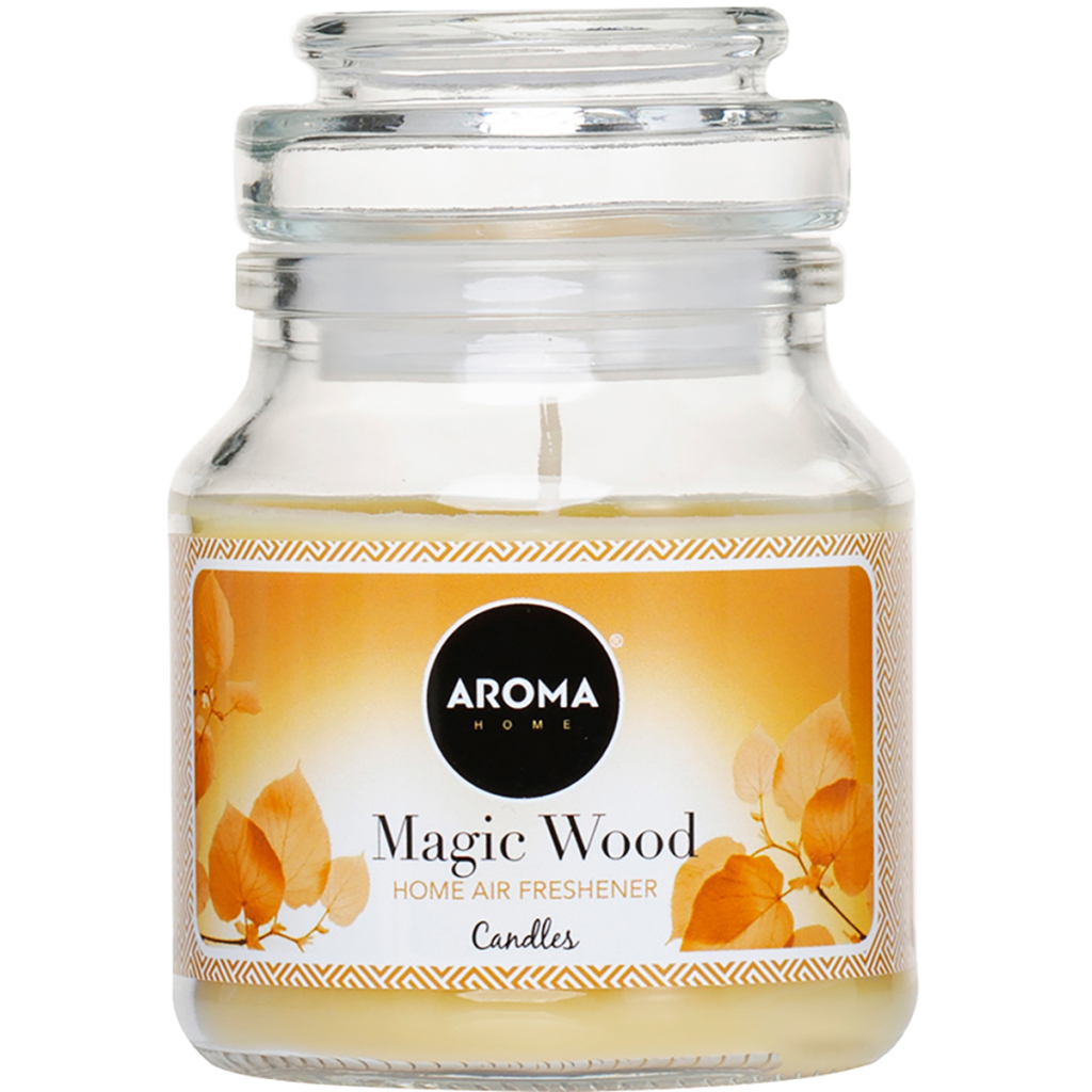 Ароматична свічка Aroma Home Basic Magic Wood 130 мл (5907718928662) - зображення 1