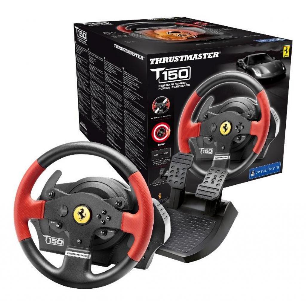 Кермо ThrustMaster T150 Ferrari Wheel with Pedals (4160630) - зображення 5
